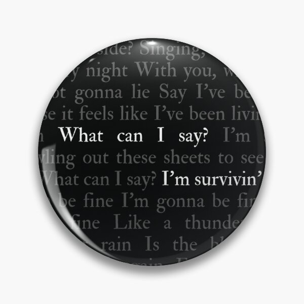 Item preview, Survivin’ Full Lyrics designed and sold by thebooktale.