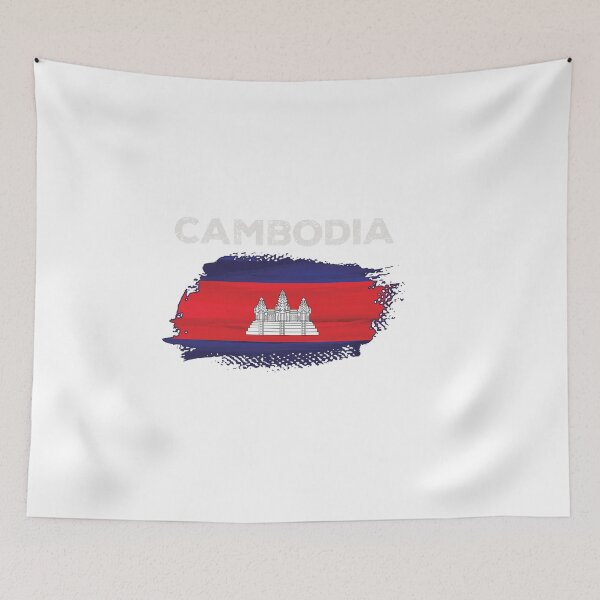 Item preview, CambodiaFlag Shirt, Cambodian Flag, Gift For Cambodian, Proud Cambodian Pride, National Flag Country Shirt, Unisex Tshirt designed and sold by CatchUriDesigns.