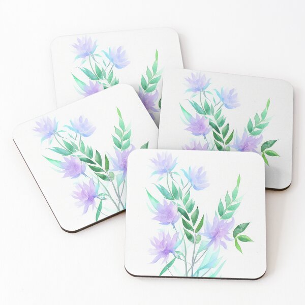 Item preview, Blue Watercolor Flower designed and sold by Beastlykitty.