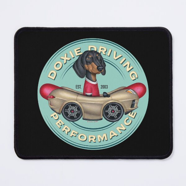 Item preview, Dachshund Driving Performance designed and sold by Danny Gordon.