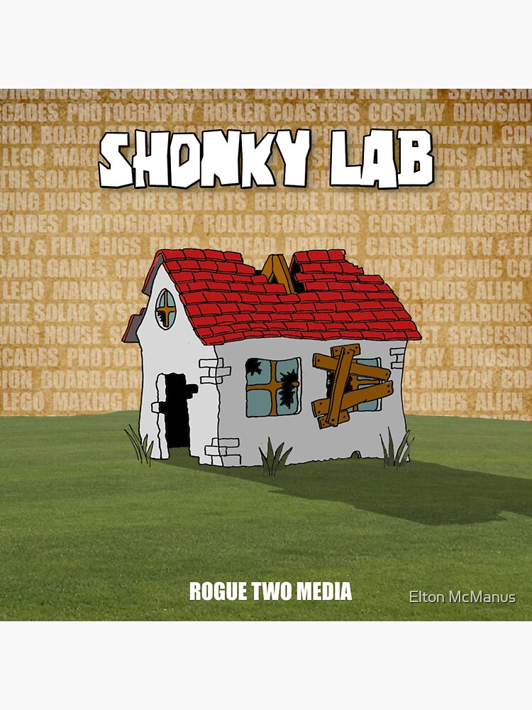 Thumbnail 3 of 3, Sticker, Shonky Lab - logo designed and sold by Elton McManus.