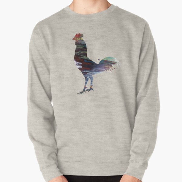 A rooster Pullover Sweatshirt