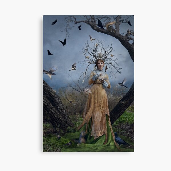 The Court Of The Dryad Queen Canvas Print