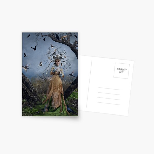 Vista previa del artículo con la obra «The Court Of The Dryad Queen», diseñado y vendido por SarahAllegra.