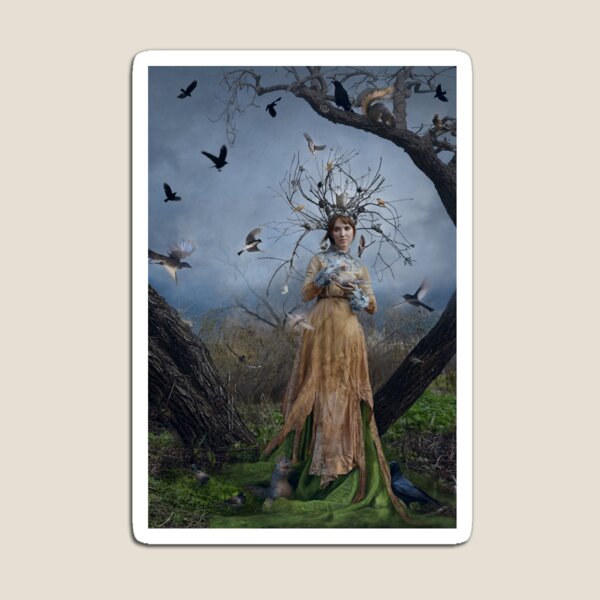 The Court Of The Dryad Queen Magnet
