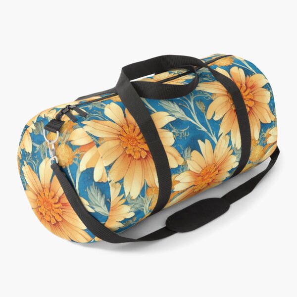 Item preview, Marigold Flowers Pattern Print designed and sold by ThePurpleMelon.