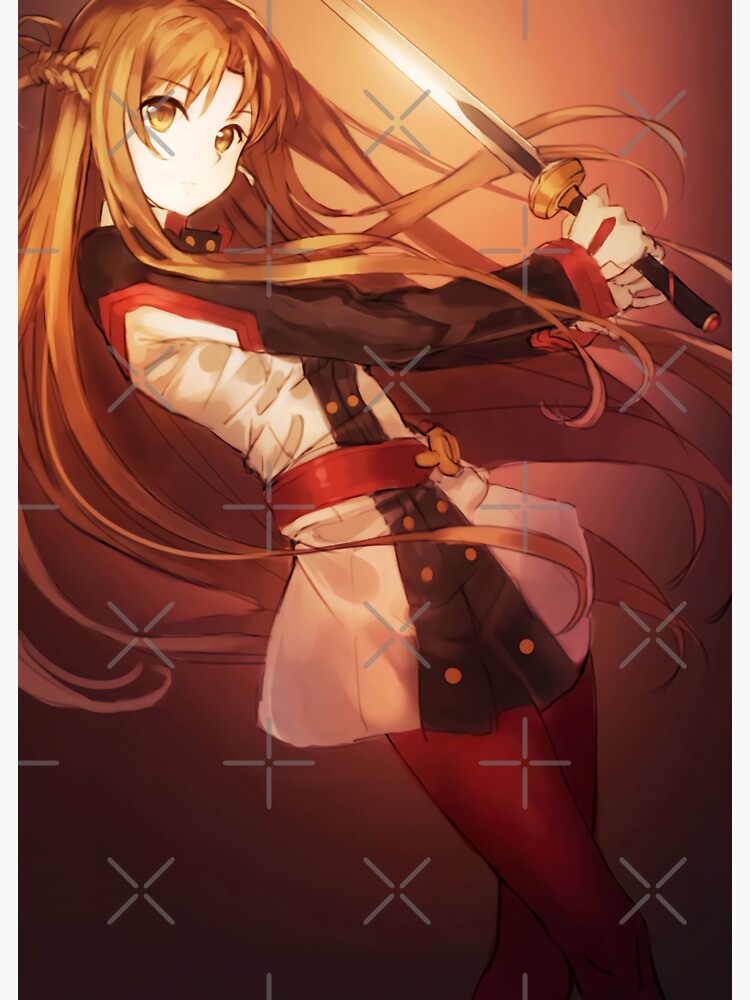 "Asuna Sword Art Online Japanese" Sticker for Sale by Allenfawnpal