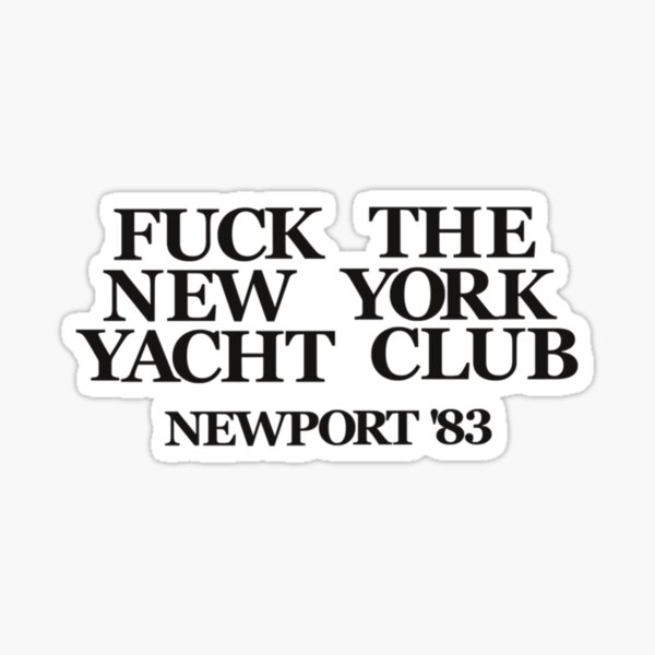 Aperçu de l'œuvre Putain de New York Yacht Club créée et vendue par BarrowsAvyanna.