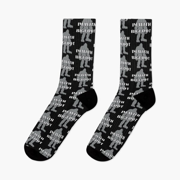 Item preview, im with bigfoot, big foot, i love bigfoot, believe, fun big foot gift, designed and sold by AkBrokeBikes.
