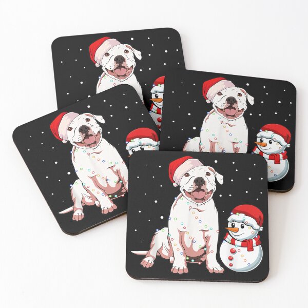 Item preview, Pitbull Santa Hat Christmas Pajama Cute Dog Snow-man X-Mas designed and sold by Staroverovsemyo.