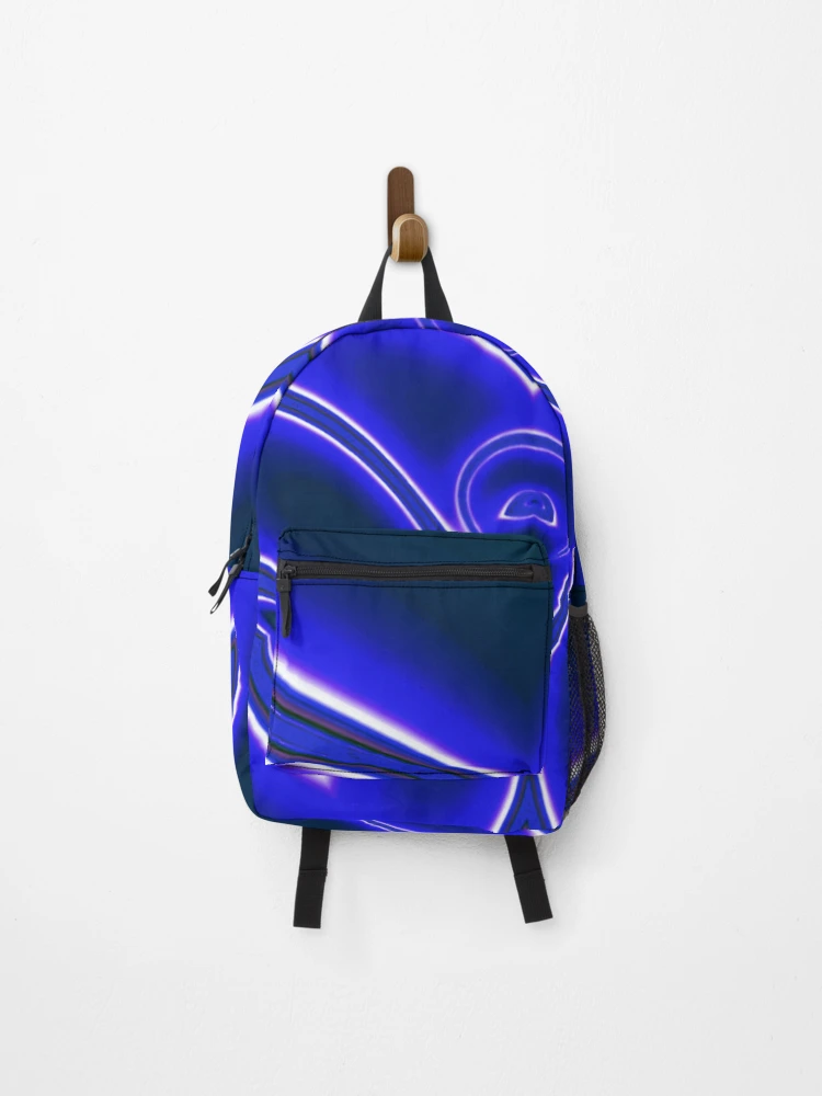 Thumbnail 1 of 3, Backpack, Satetment In Blue designed and sold by TiltedCode.