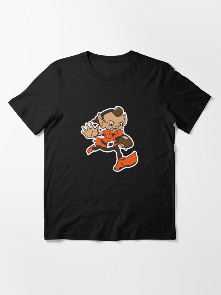 Cleveland Browns Brownie Angry Elf Short Sleeve Brown T-Shirt XL