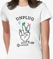 UNPLUG Women's Fitted T-Shirt