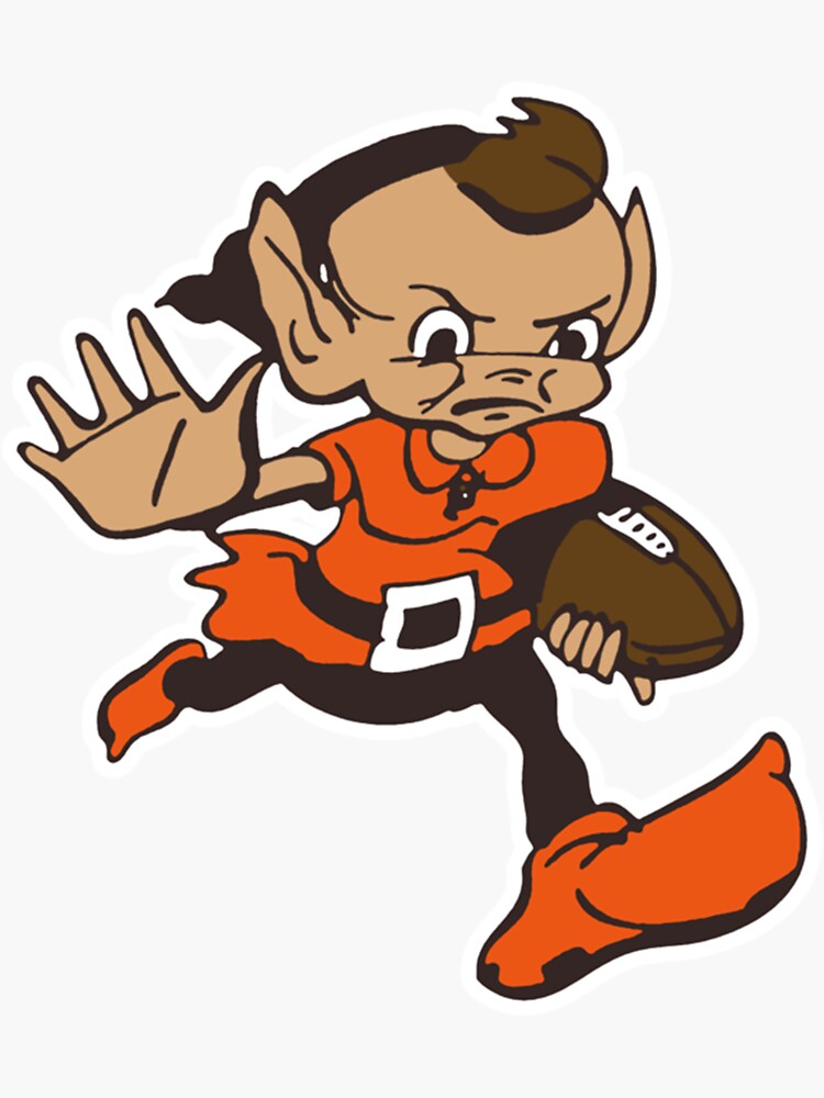 Brownie the Elf - Cleveland Browns - Sticker