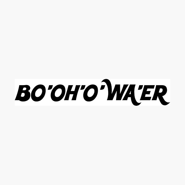 "British Slang Saying Bo’oh’o’wa’er Bottle of Water in British Accent