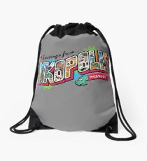 Greetings from Inkopolis Drawstring Bag