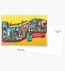 Greetings from Inkopolis Postcards