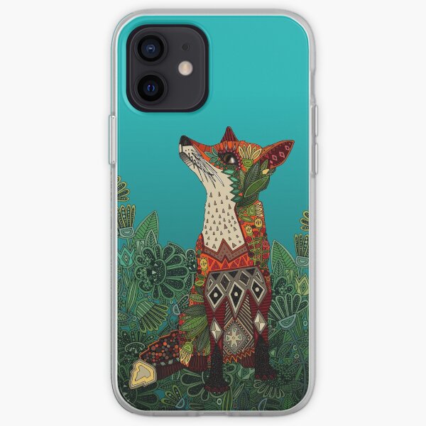 floral fox iPhone Soft Case
