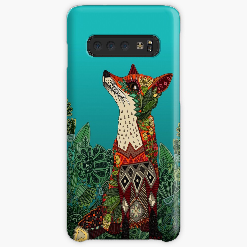 floral fox Case & Skin for Samsung Galaxy