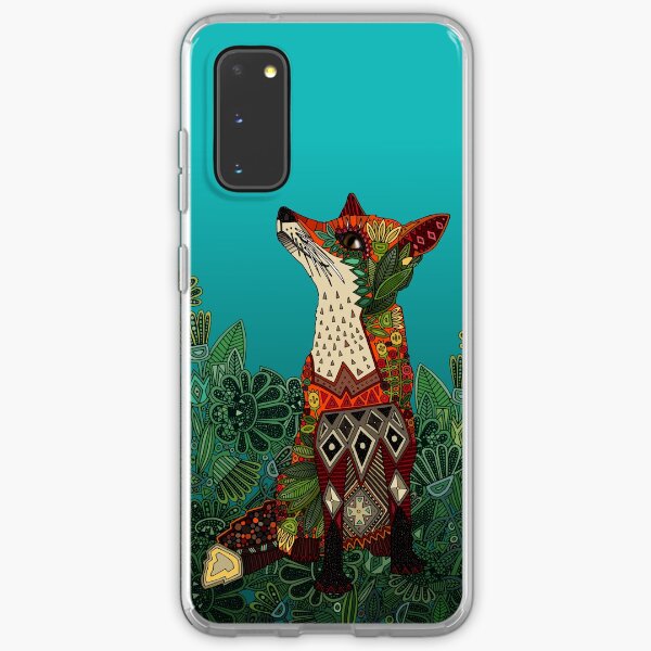 floral fox Samsung Galaxy Soft Case