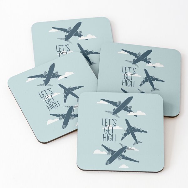 Item preview, Let’s Get High | Travel | Airplanes designed and sold by Artsyalison.