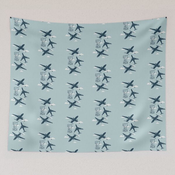 Item preview, Let’s Get High | Travel | Airplanes designed and sold by Artsyalison.