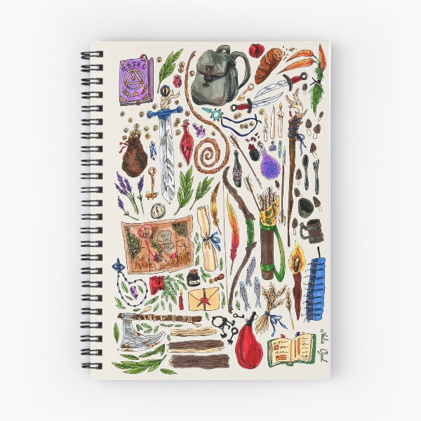 Item preview, Fantasy Supplies Marker Illustration designed and sold by arlieopal.