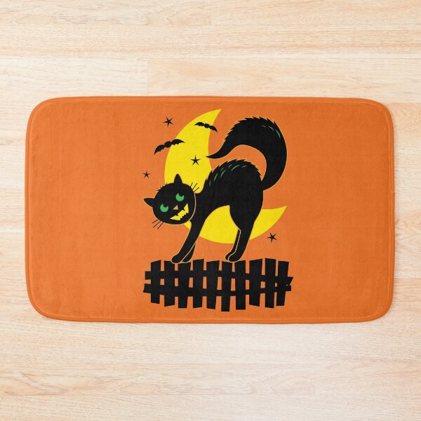 Item preview, Halloween Cute Retro Vintage Black Cat and Moon designed and sold by PUFFYP.