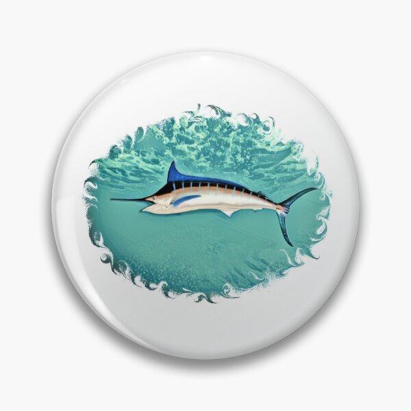 Item preview, Blue Marlin Framed In Turquoise Waves designed and sold by Heathermarie321.
