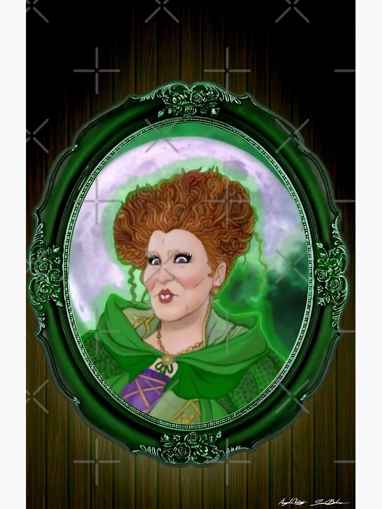 Hocus Pocus Winifred Sanderson Poster For Sale By Duskwingarts Redbubble