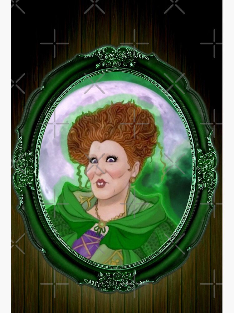 Winifred Sanderson Hocus Pocus pin by hot Crescent Lion Art