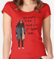 I Think I'll Go Home Now... Women's Fitted Scoop T-Shirt