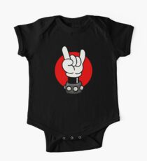 METAL - ROCKER - MOUSE Short Sleeve Baby One-Piece