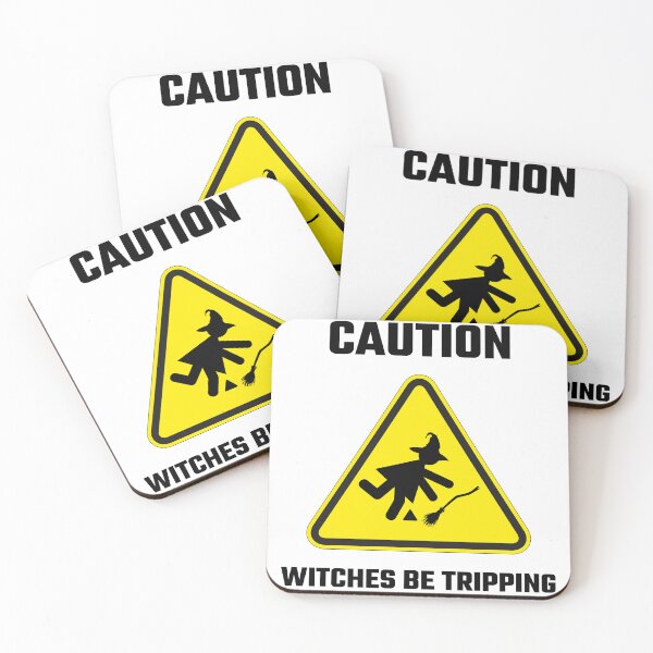 Item preview, Halloween Print - Witches be tripping funny print designed and sold by CreepyCurator.
