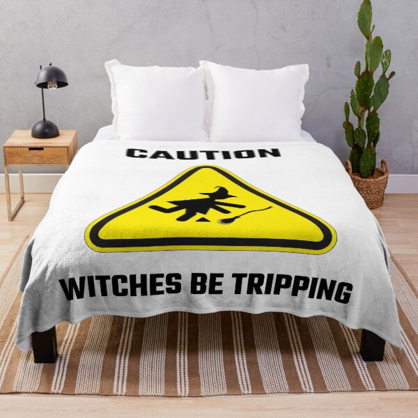 Item preview, Halloween Print - Witches be tripping funny print designed and sold by CreepyCurator.