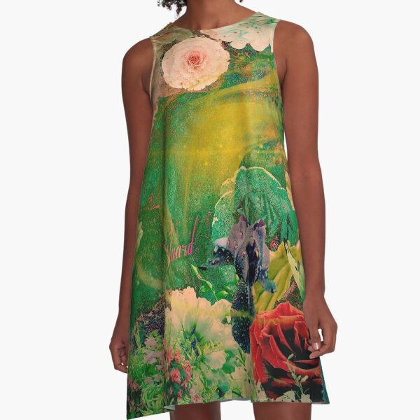 Eluard 2 Floral by Hyndussidart.com A-Line Dress