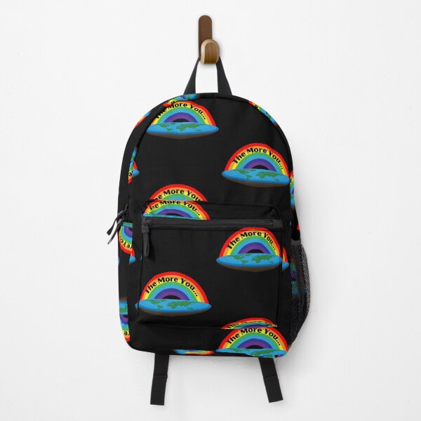 Item preview, the more you know flat earth, flat earther, flat earth funny, flat earth  designed and sold by AkBrokeBikes.