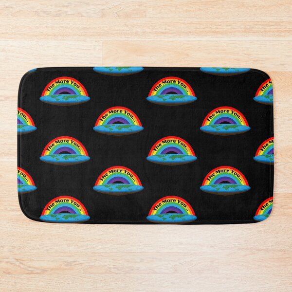 Item preview, the more you know flat earth, flat earther, flat earth funny, flat earth  designed and sold by AkBrokeBikes.