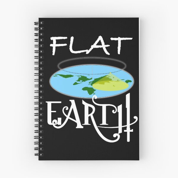 Item preview, Flat Earth (Black) designed and sold by flatearthtalk.