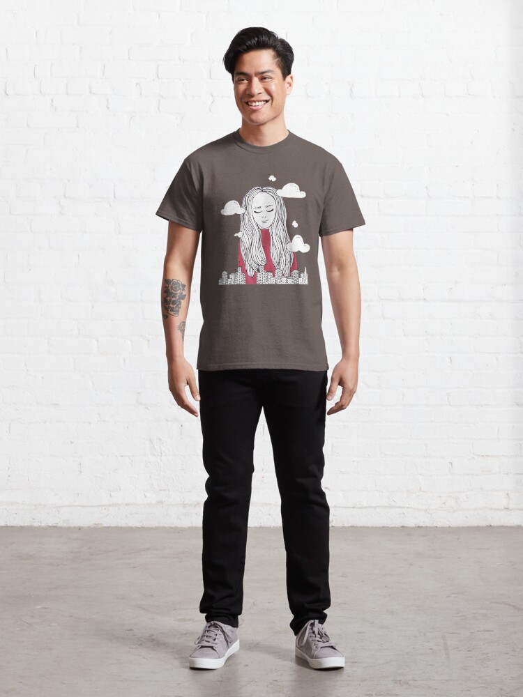Alternate view of Daydreaming - Head in the clouds Classic T-Shirt