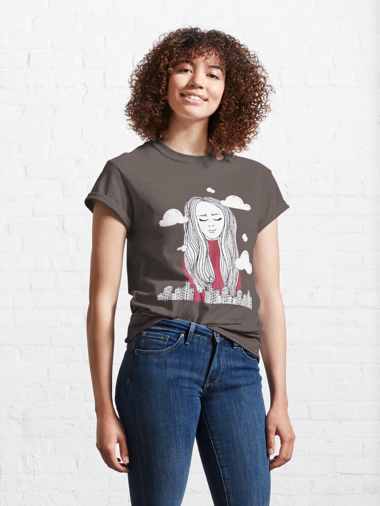 Alternate view of Daydreaming - Head in the clouds Classic T-Shirt