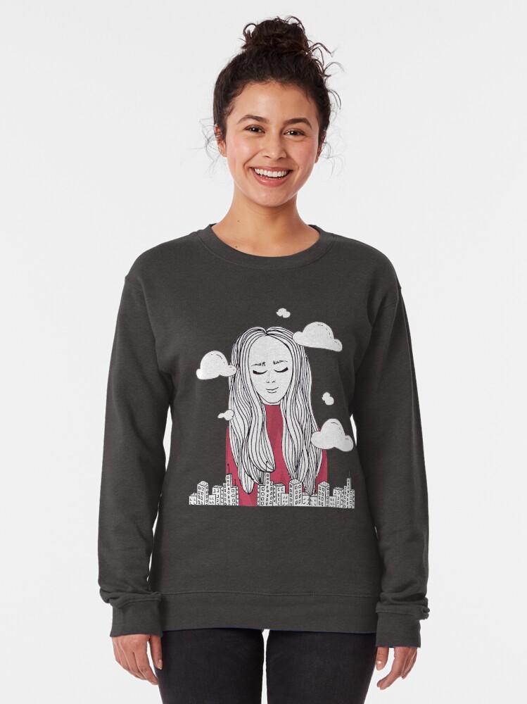 Alternate view of Daydreaming - Head in the clouds Pullover Sweatshirt