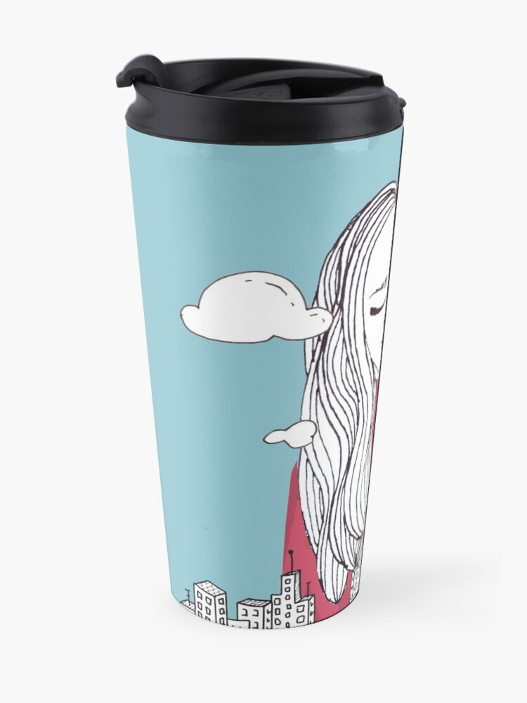 Alternate view of Daydreaming - Head in the clouds Travel Mug