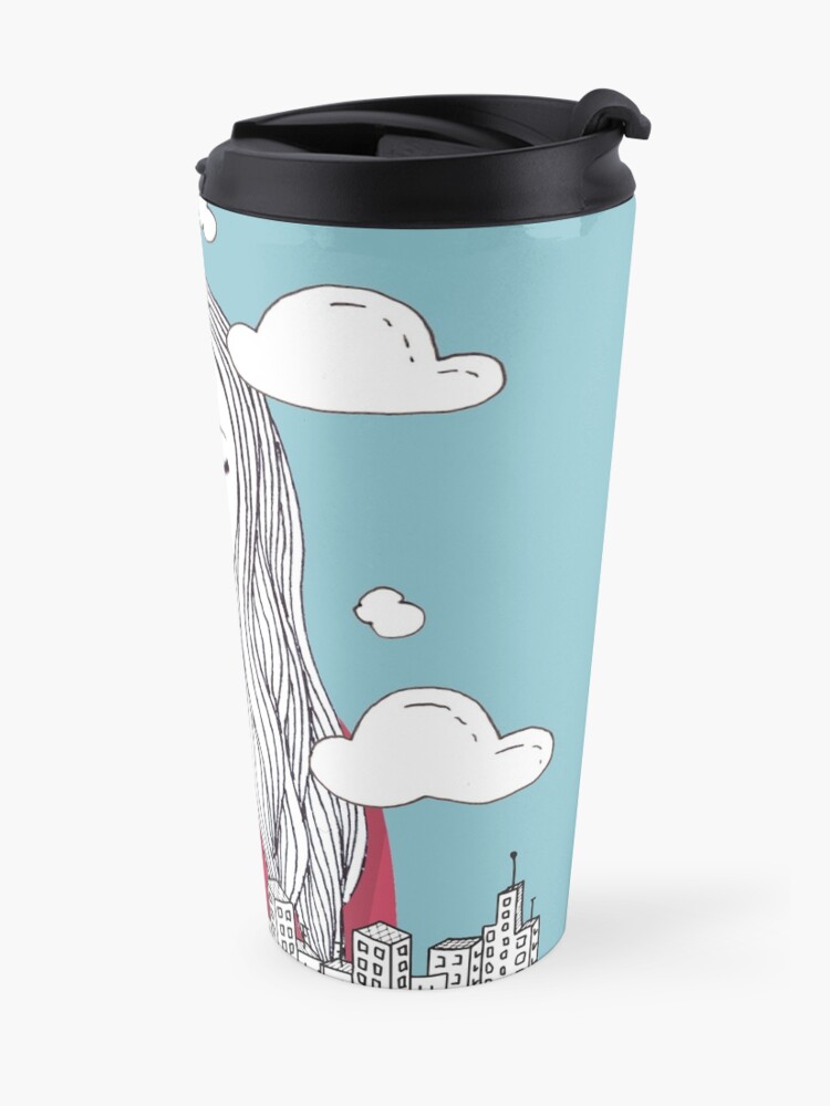 Alternate view of Daydreaming - Head in the clouds Travel Mug