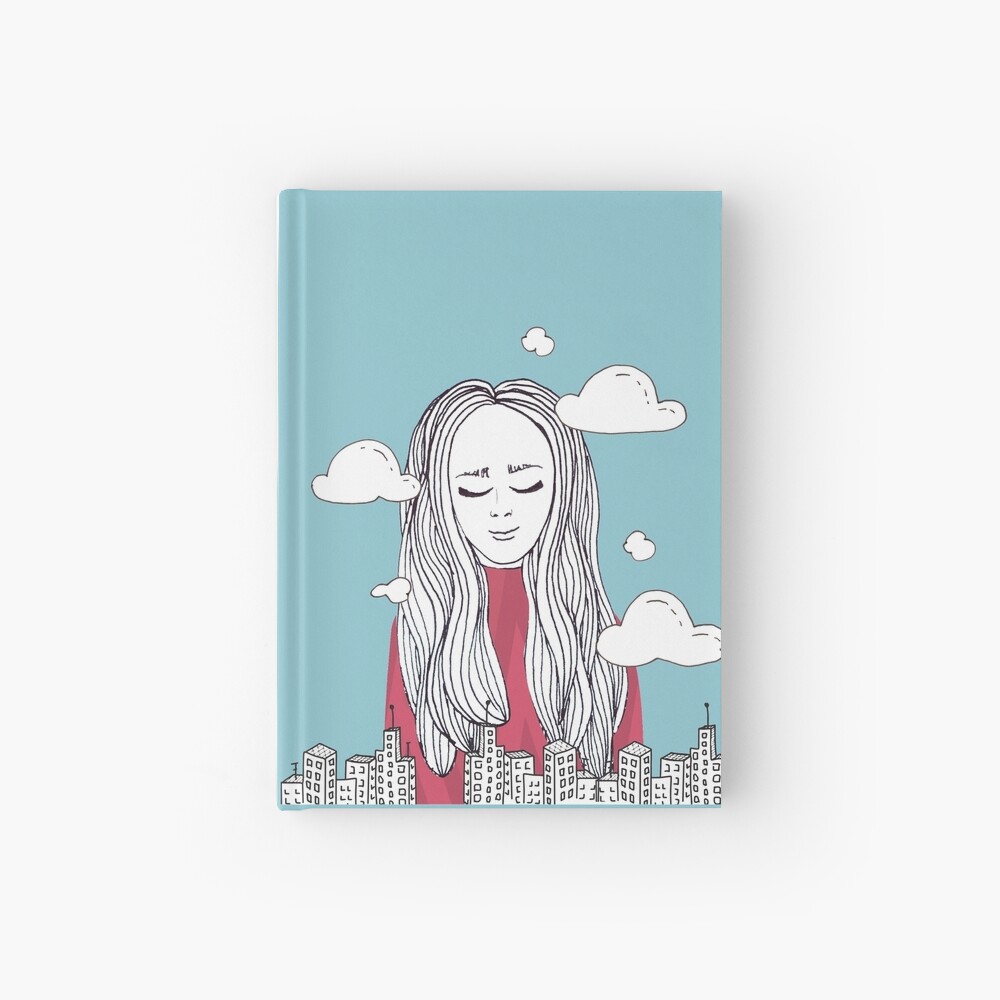 Daydreaming - Head in the clouds Hardcover Journal