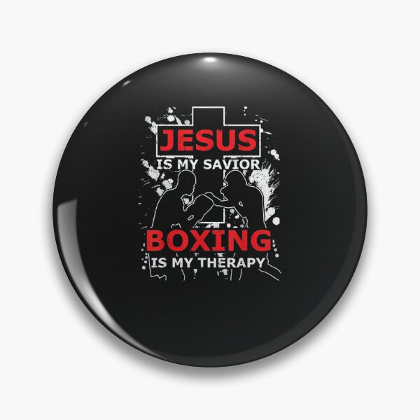 Item preview, Jesus Is My Savior Boxing Is my Therapy designed and sold by sudothongminh.