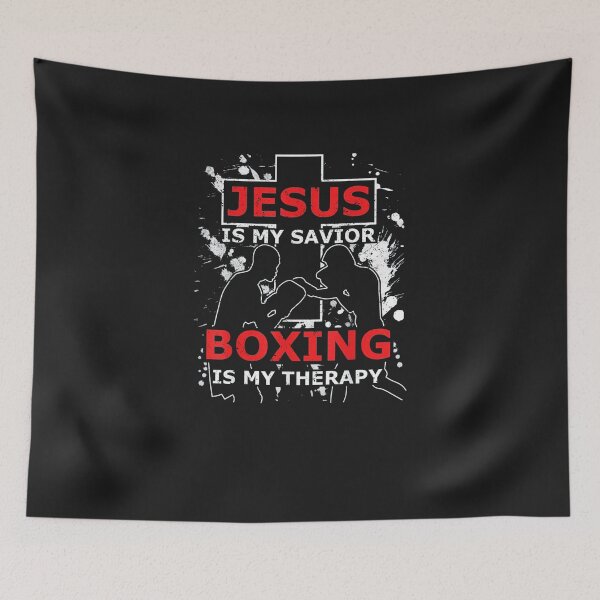 Item preview, Jesus Is My Savior Boxing Is my Therapy designed and sold by sudothongminh.