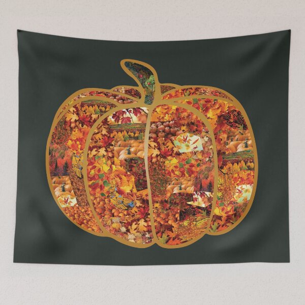 Item preview, Autumn Pumpkin Collage designed and sold by aecdesign.