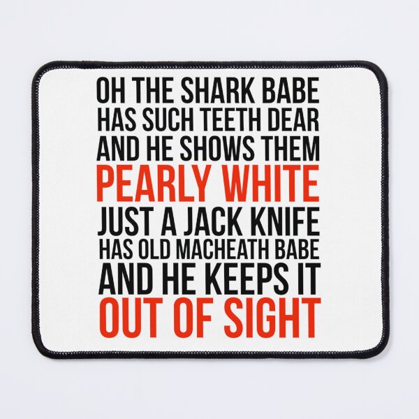 Item preview, Mack the Knife designed and sold by ChristophMaye.