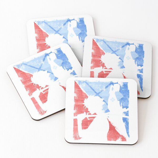 Item preview, Dark Red Japanese Red And Blue Warrior designed and sold by Derosajoehalpin.